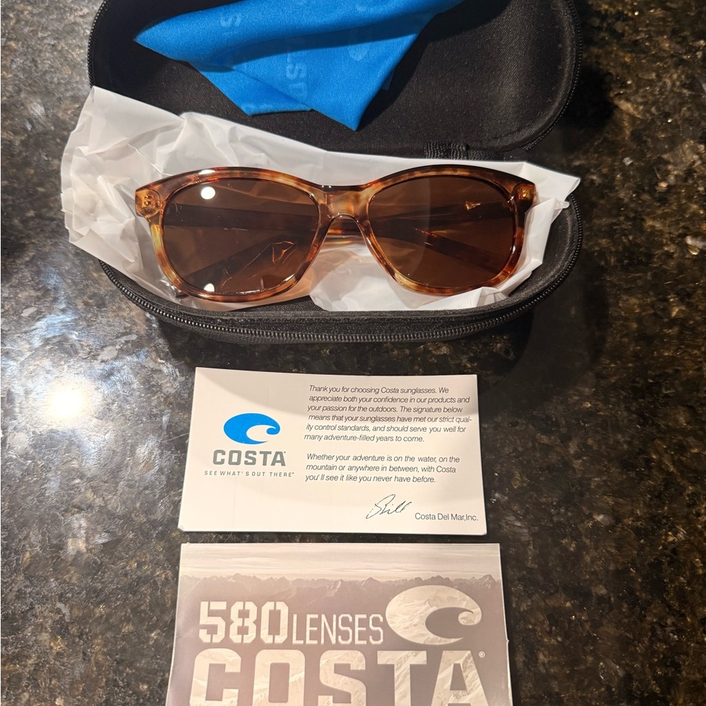 Costa Del Mar - Catherine Tortoise Shell Sunglasses with 580 Lenses